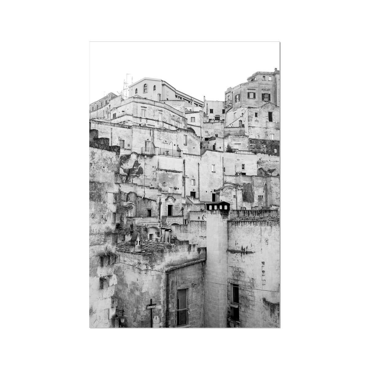 Sassi, Matera, View n. 27 - Fine Art photography print on Hahnemühle Photo Rag paper