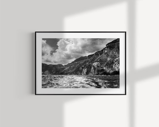 Tempestuous Sea, Amalfi Coast - Photography print on Hahnemühle German Etching paper