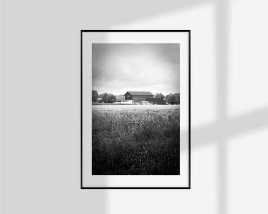 Barn, Poing - Fine Art photography - Giclée print on Hahnemühle German Etching paper