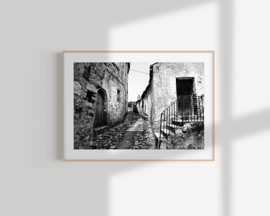 Nova Siri old town, Basilicata - Fine Art photography print on Hahnemühle German Etching paper