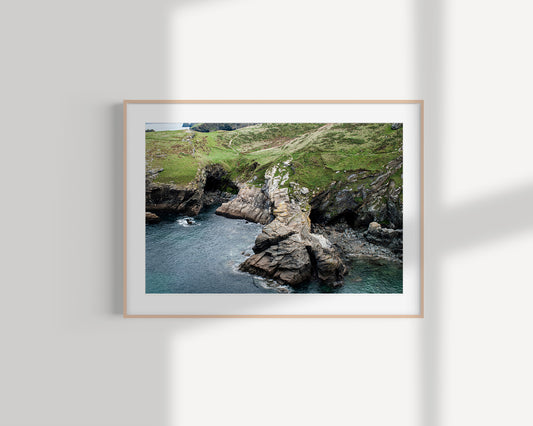 Cliffs, Tintagel - Fine Art photography print - Giclée print on Hahnemühle German Etching paper