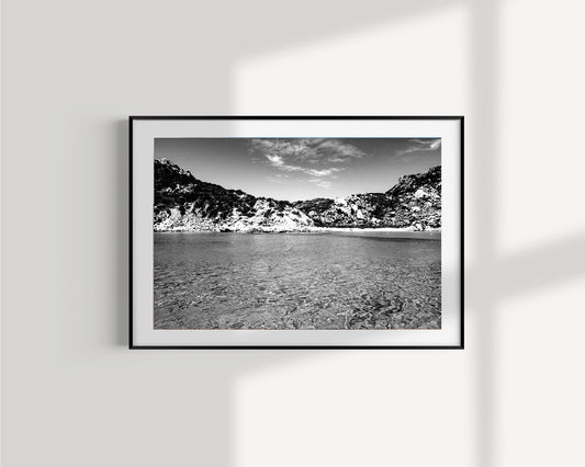 Coastal view, Sardinia - Giclée print on Hahnemühle German Etching paper