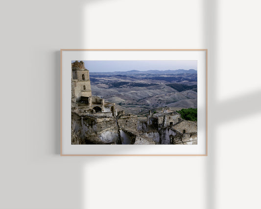 Craco, Ghost town, Basilicata - Giclée Print on Hahnemühle Photo Rag paper