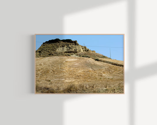 Hay Hill, Basilicata - Fine Art photography print on Hahnemühle German Etching paper