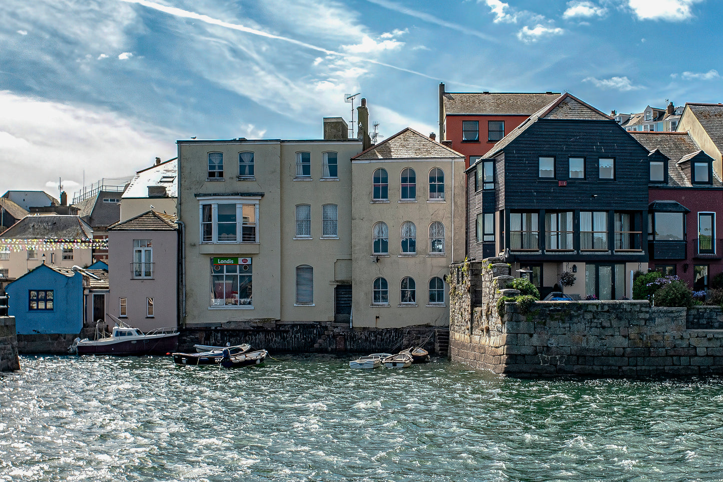 Houses of St. Mawes, Cornwall - Fine Art print on Hahnemühle German Etching paper