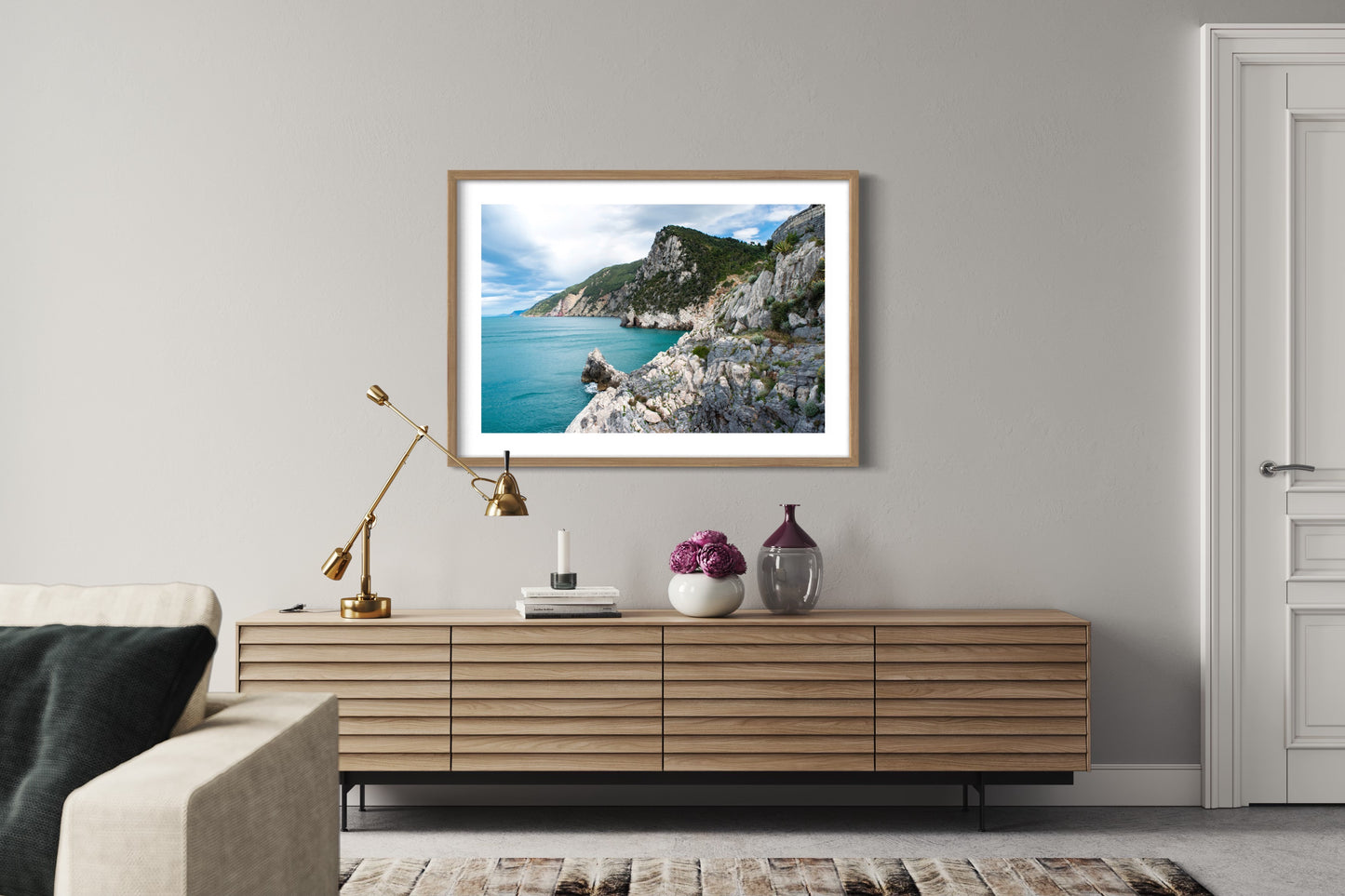 Cliffs of Portovenere, Cinque Terre - Giclée Print on Hahnemühle German Etching paper