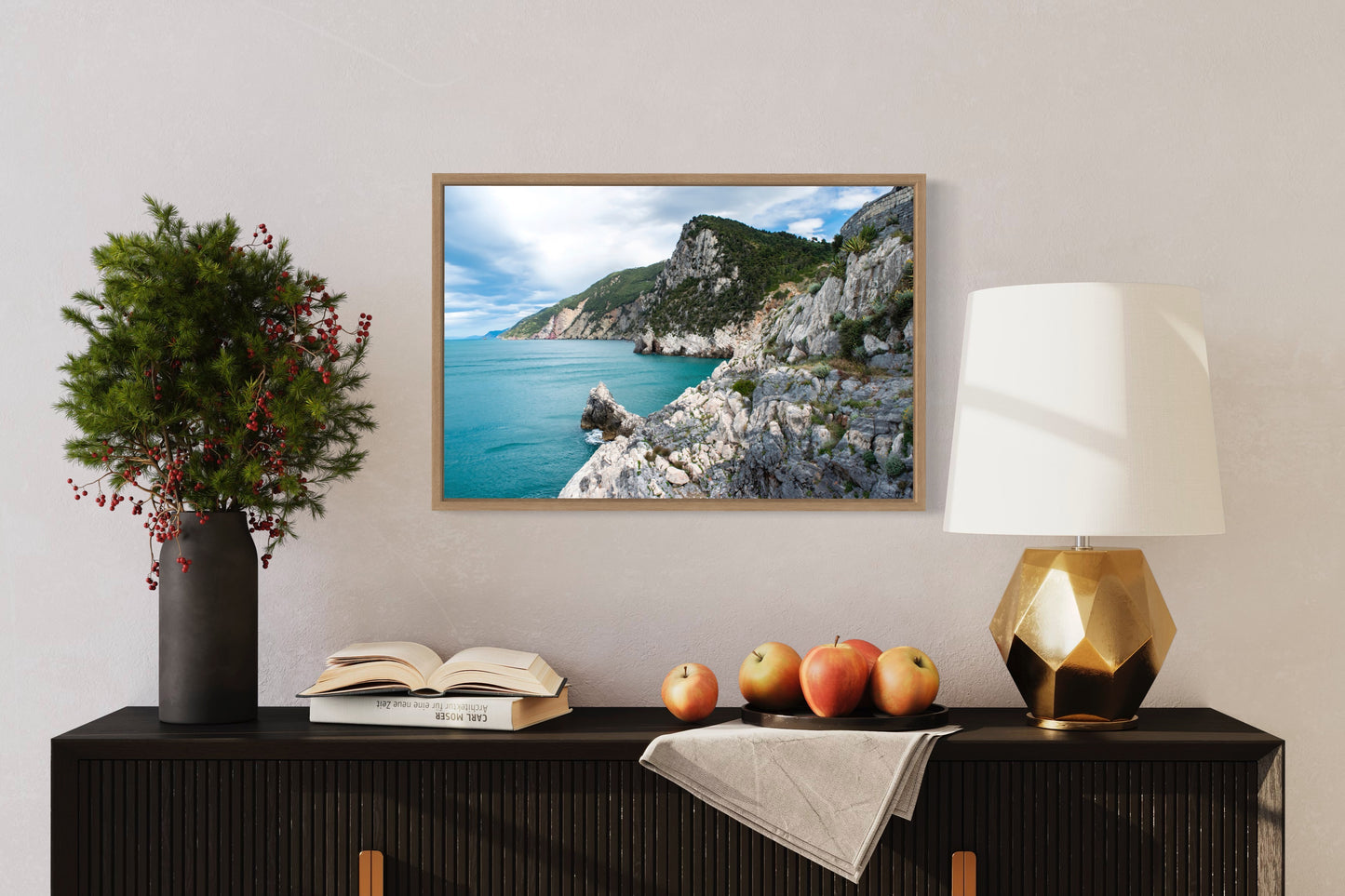 Cliffs of Portovenere, Cinque Terre - Giclée Print on Hahnemühle German Etching paper