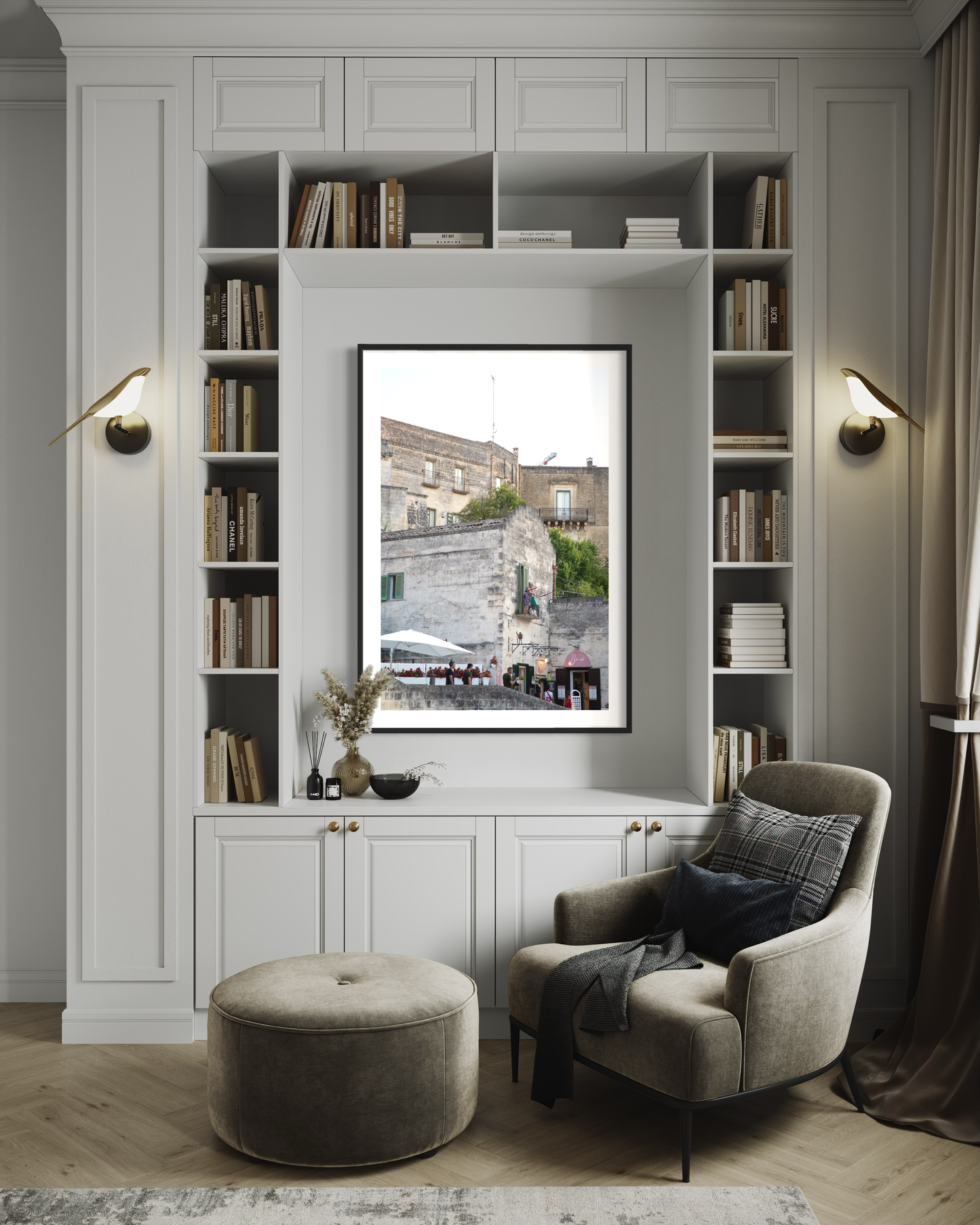 Lady at the Balcony, Matera Fine art photography print on Hahnemühle Photo Rag paper