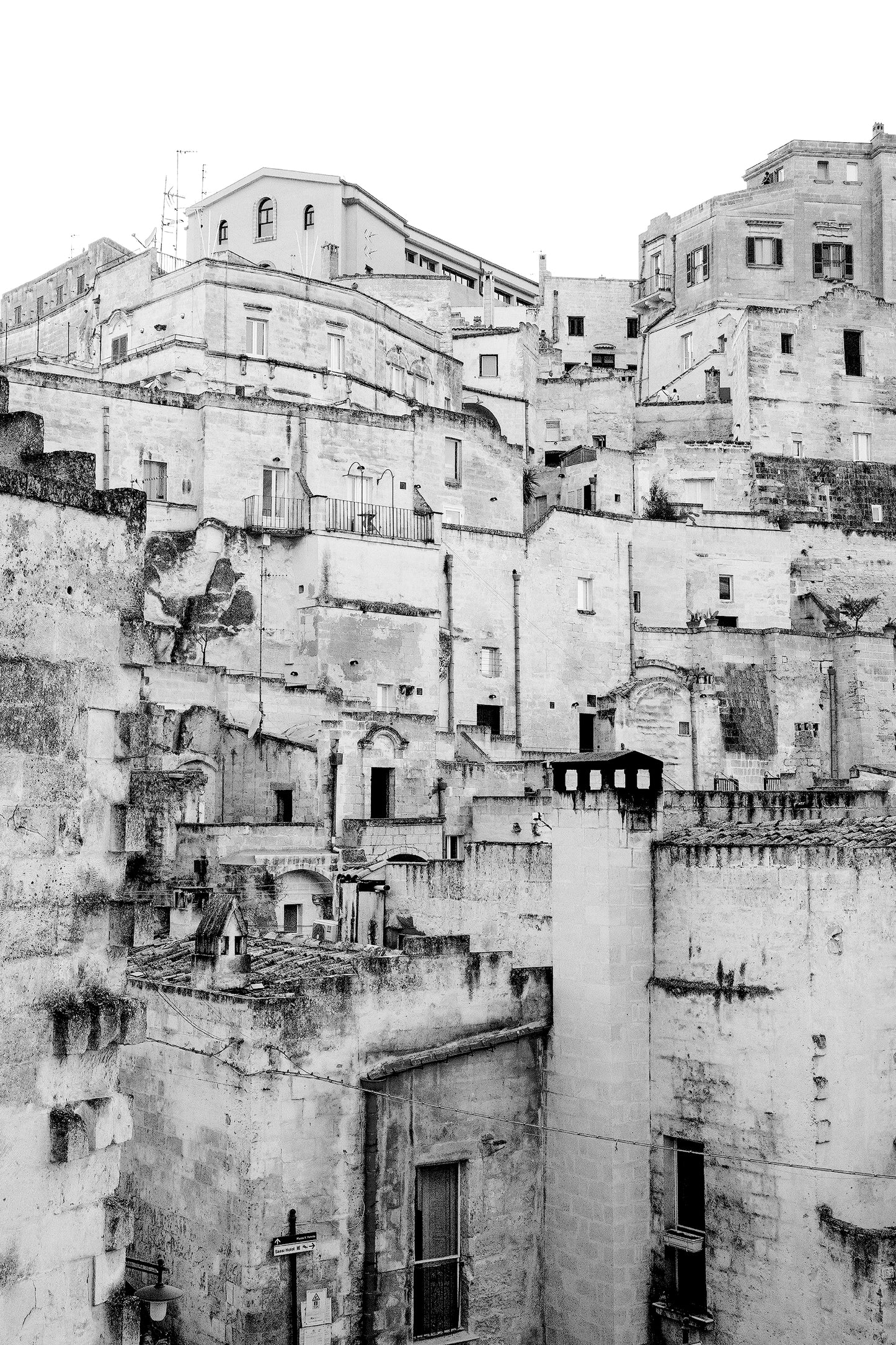 Sassi, Matera, View n. 27 - Fine Art photography print on Hahnemühle Photo Rag paper