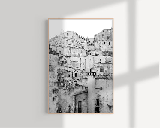 Sassi, Matera, View n. 27 - Fine Art photography print on Hahnemühle Photo Rag paper