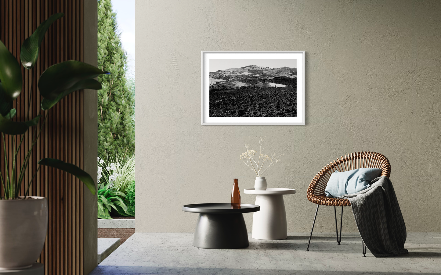 Countryside view, Tursi - Giclée print on Hahnemühle German Etching paper