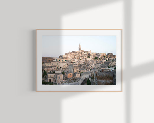 Sassi di Matera, Overview - Fine Art photography print on Hahnemühle Photo Rag paper