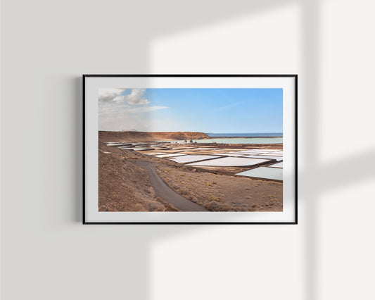 View over Las Salinas, Lanzarote  - Fine Art Photography Print on Hahnemühle German Etching paper