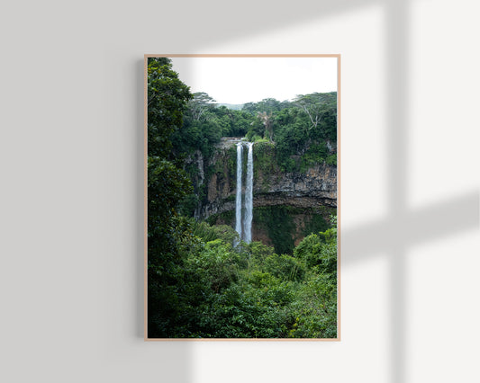 Chamarel Waterfall, Mauritius - Fine Art photography print - Giclée Print on Hahnemühle German Etching paper