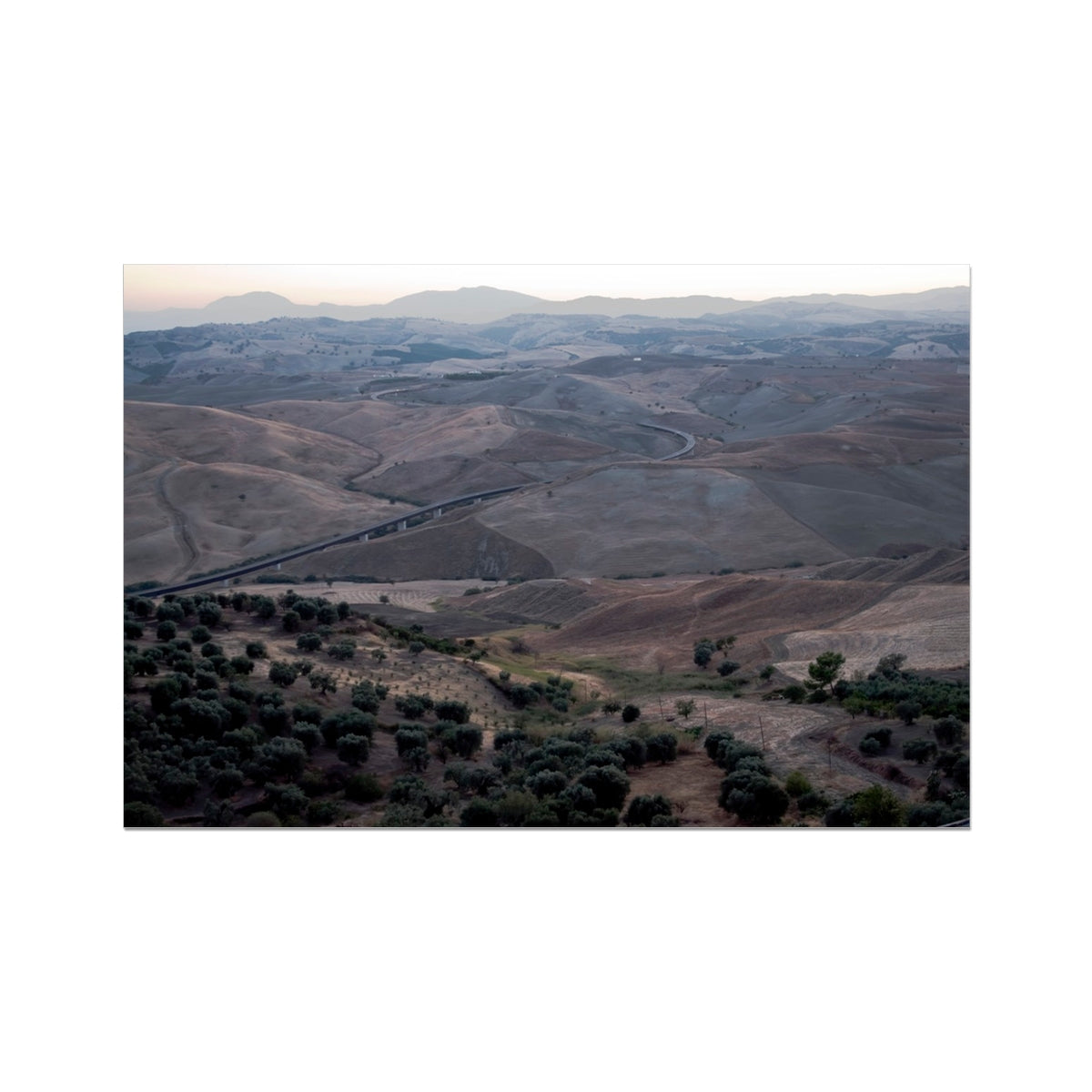 Valley of Tursi, Basilicata - Fine Art photography print on Hahnemühle German Etching paper