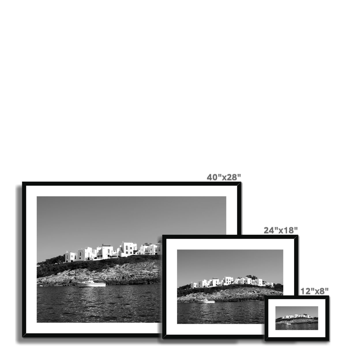 Houses of Portinatx Framed & Mounted Print