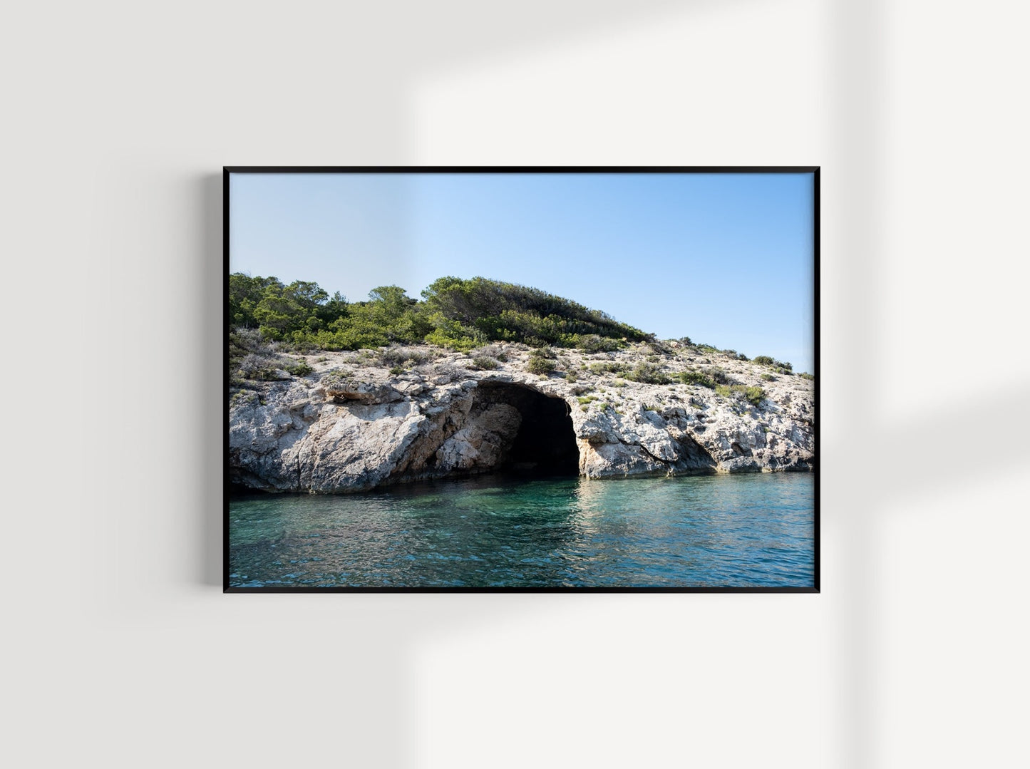 Sea cave, Portinatx Giclée print