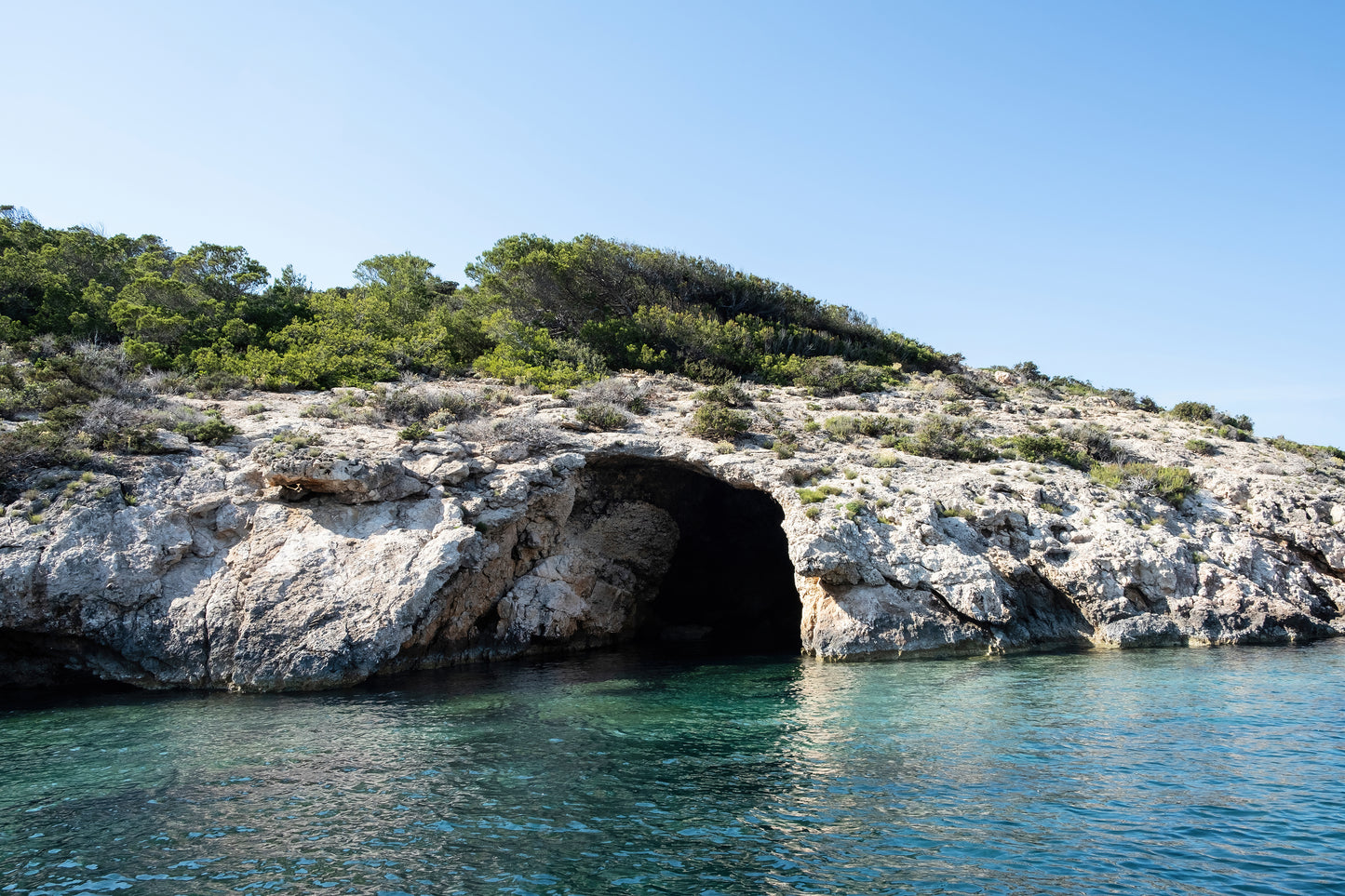 Sea cave, Portinatx Giclée print