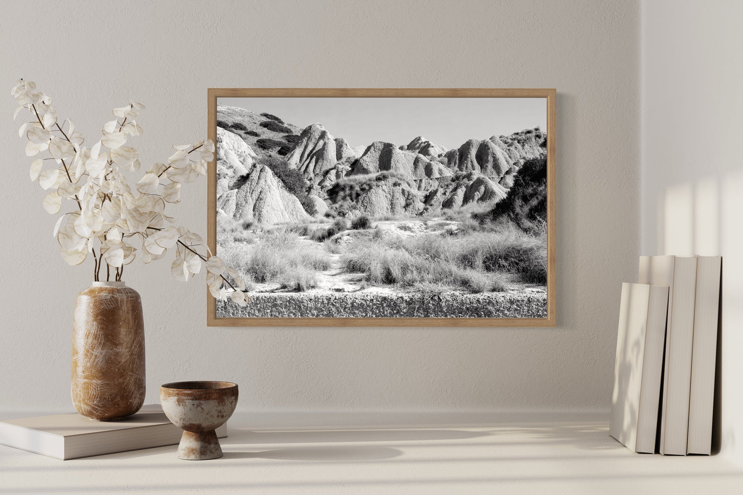 Calanchi, Basilicata Giclée Framed print