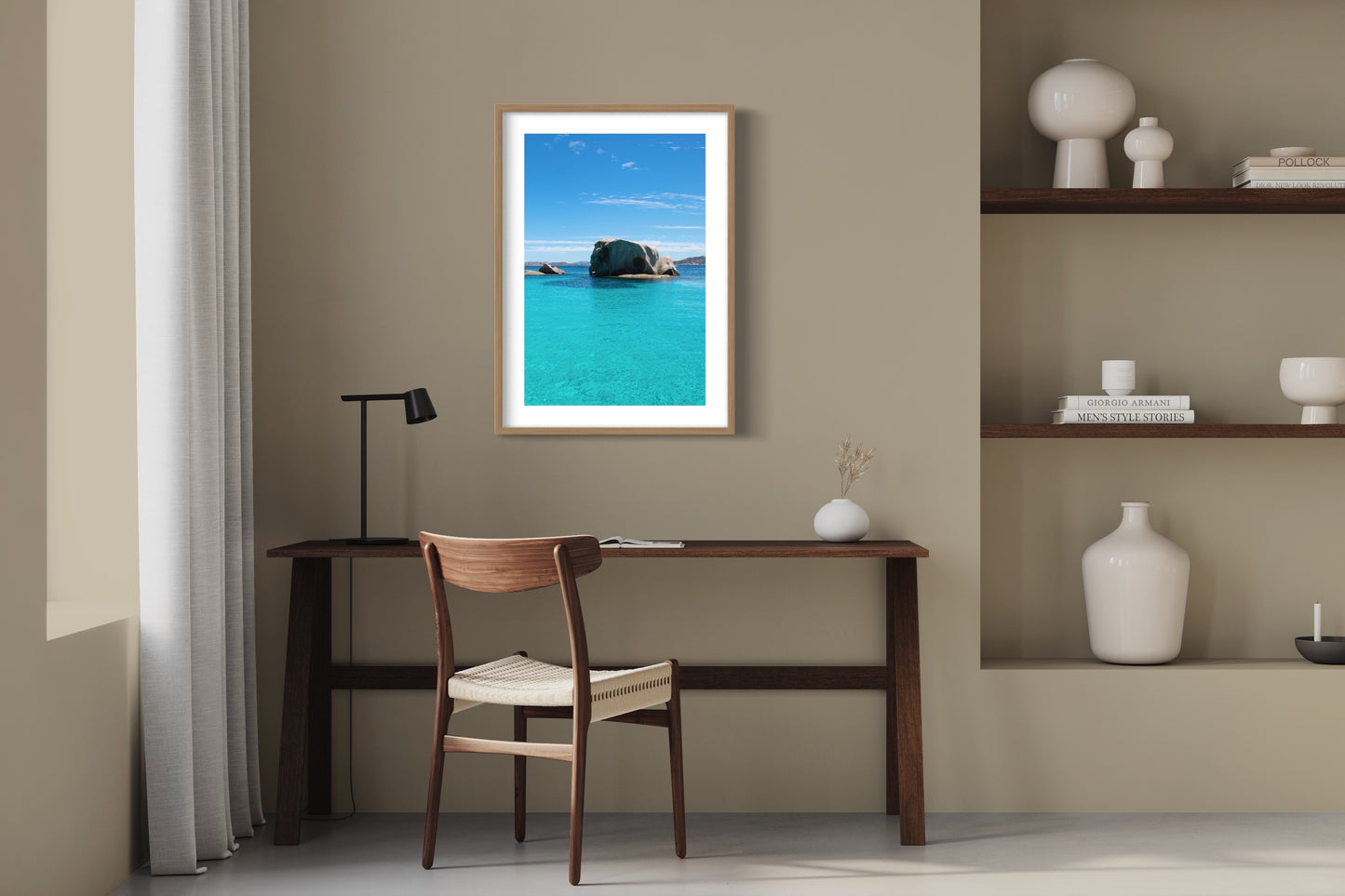 Sea of Sardinia, Giclée print