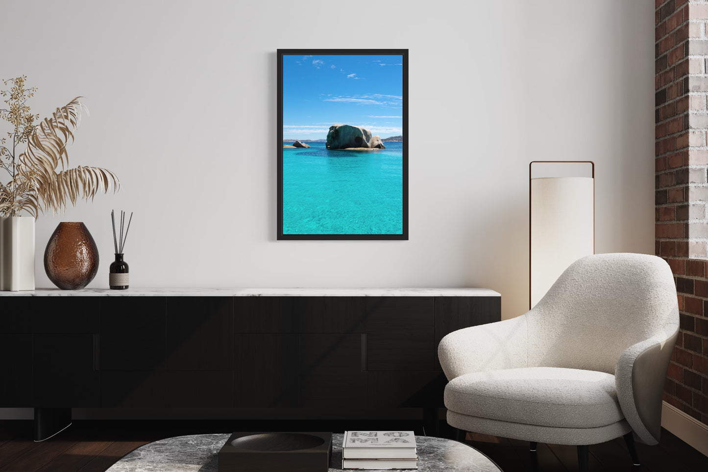 Sea of Sardinia, Giclée print