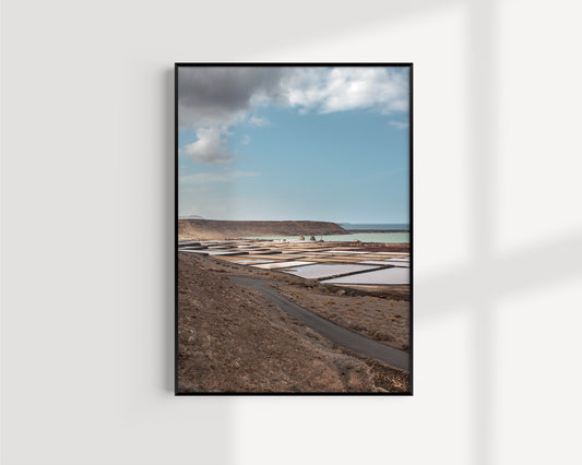 Las Salinas de Janubio, Lanzarote - Fine art photography print - Giclée print on Hahnemühle German Etching